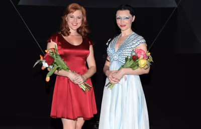 Rebecca Faulkenberry, Katrina Lenk Photo
