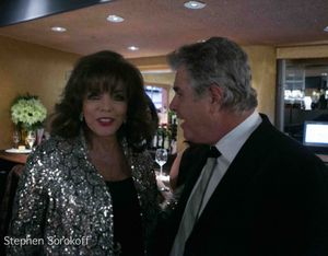 Joan Collins & Steve Tyrell @ BroadwayWorld Joan Collins & Steve Tyrell Photo