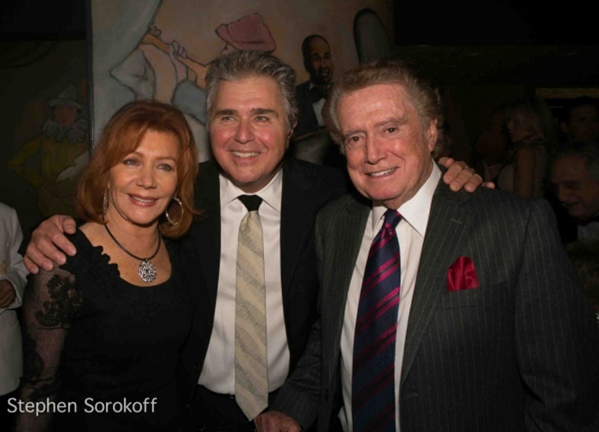 Joy Philbin, Steve Tyrell, Regis Philbin at 
