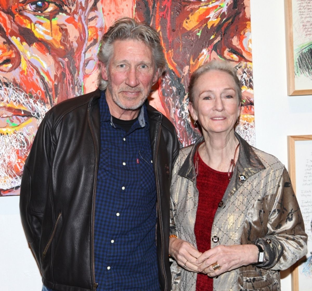 Roger Waters &  Kathleen Chalfant at 