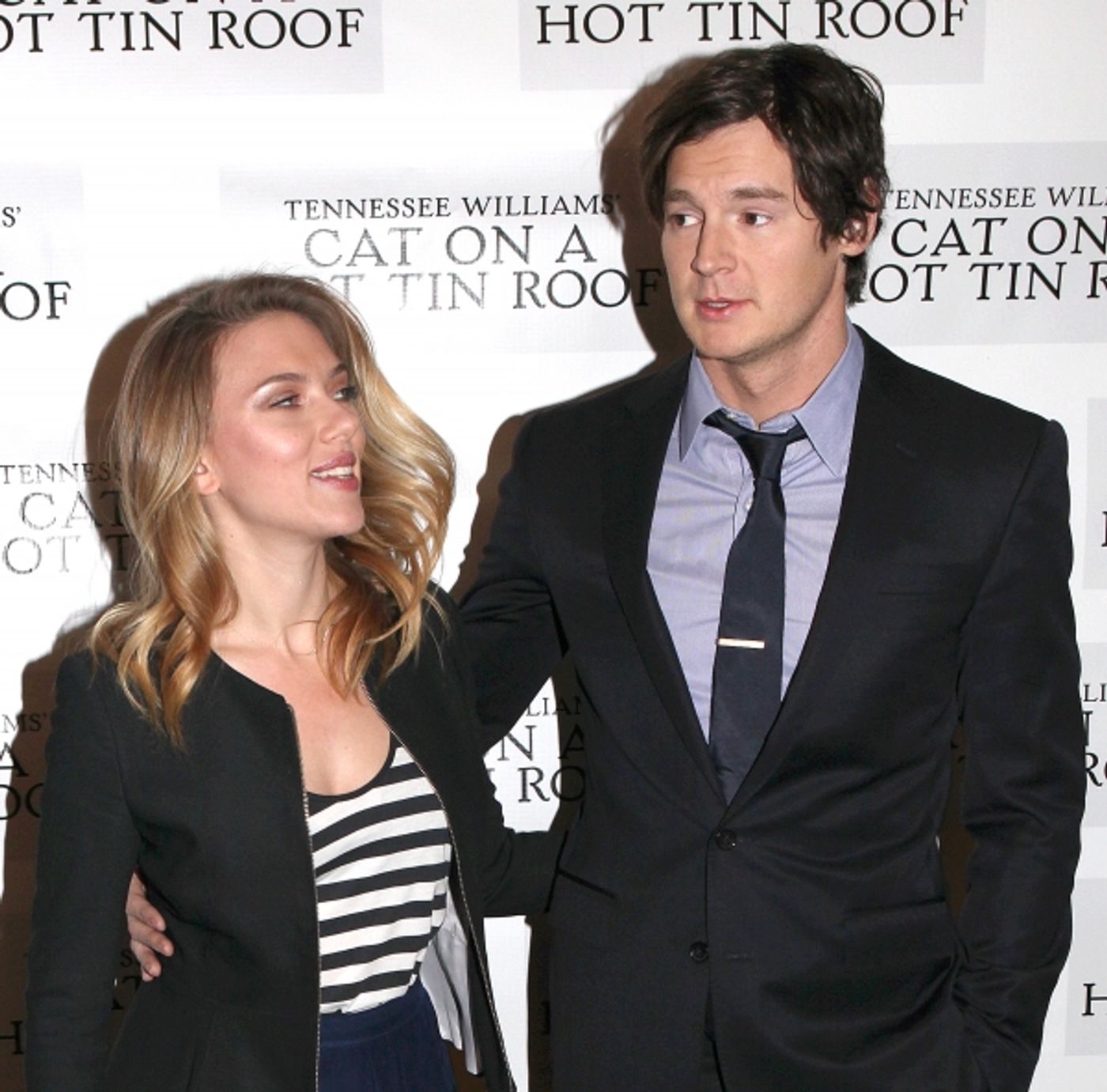 Photo Coverage: CAT ON A HOT TIN ROOF'S Benjamin Walker, Scarlett Johansson and More Meet the Press Image