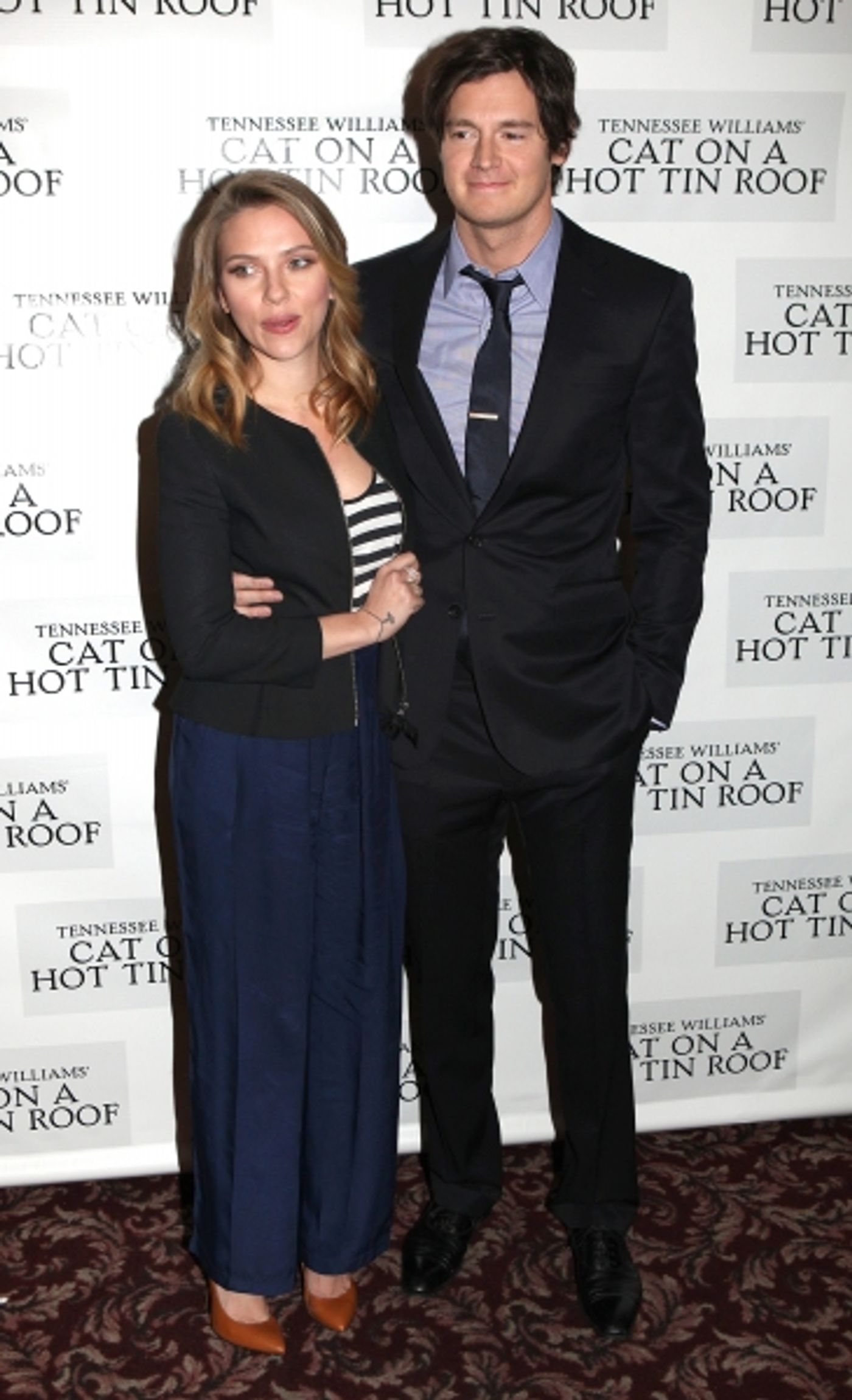 Photo Coverage: CAT ON A HOT TIN ROOF'S Benjamin Walker, Scarlett Johansson and More Meet the Press Image