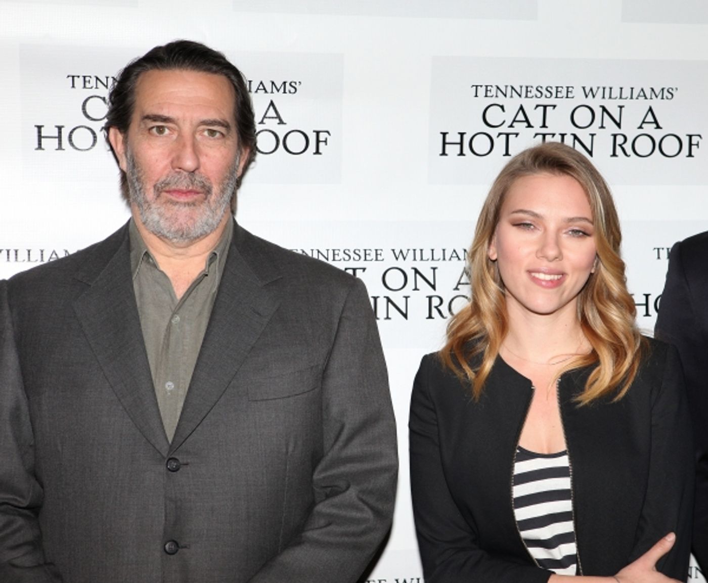 Photo Coverage: CAT ON A HOT TIN ROOF'S Benjamin Walker, Scarlett Johansson and More Meet the Press Image