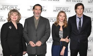 Debra Monk, Ciaran Hinds, Scarlett Johansson & Benjamin Walker @ BroadwayWorld Debra Monk, Ciaran Hinds, Scarlett Johansson & Benjamin Walker Photo