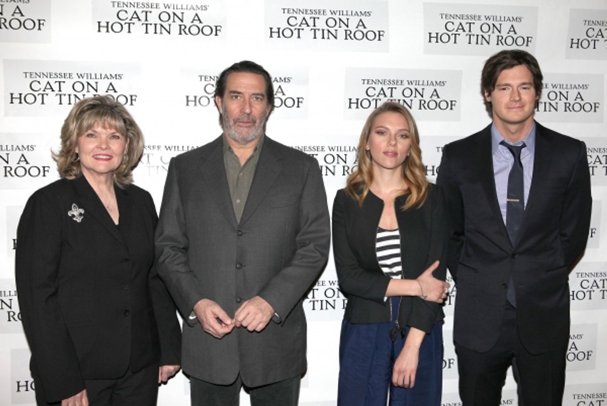 Debra Monk, Ciaran Hinds, Scarlett Johansson & Benjamin Walker at 