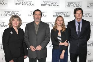 Debra Monk, Ciaran Hinds, Scarlett Johansson & Benjamin Walker @ BroadwayWorld Debra Monk, Ciaran Hinds, Scarlett Johansson & Benjamin Walker Photo