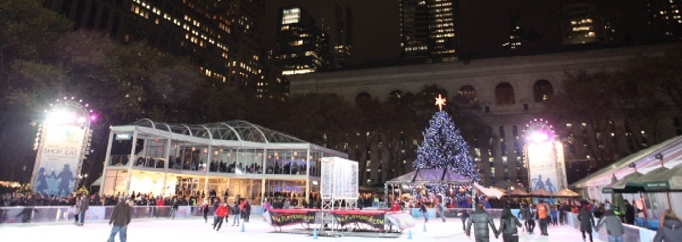 Photo Coverage: Bryant Park's Citi Pond Holiday Tree Lighting Ceremony  Image