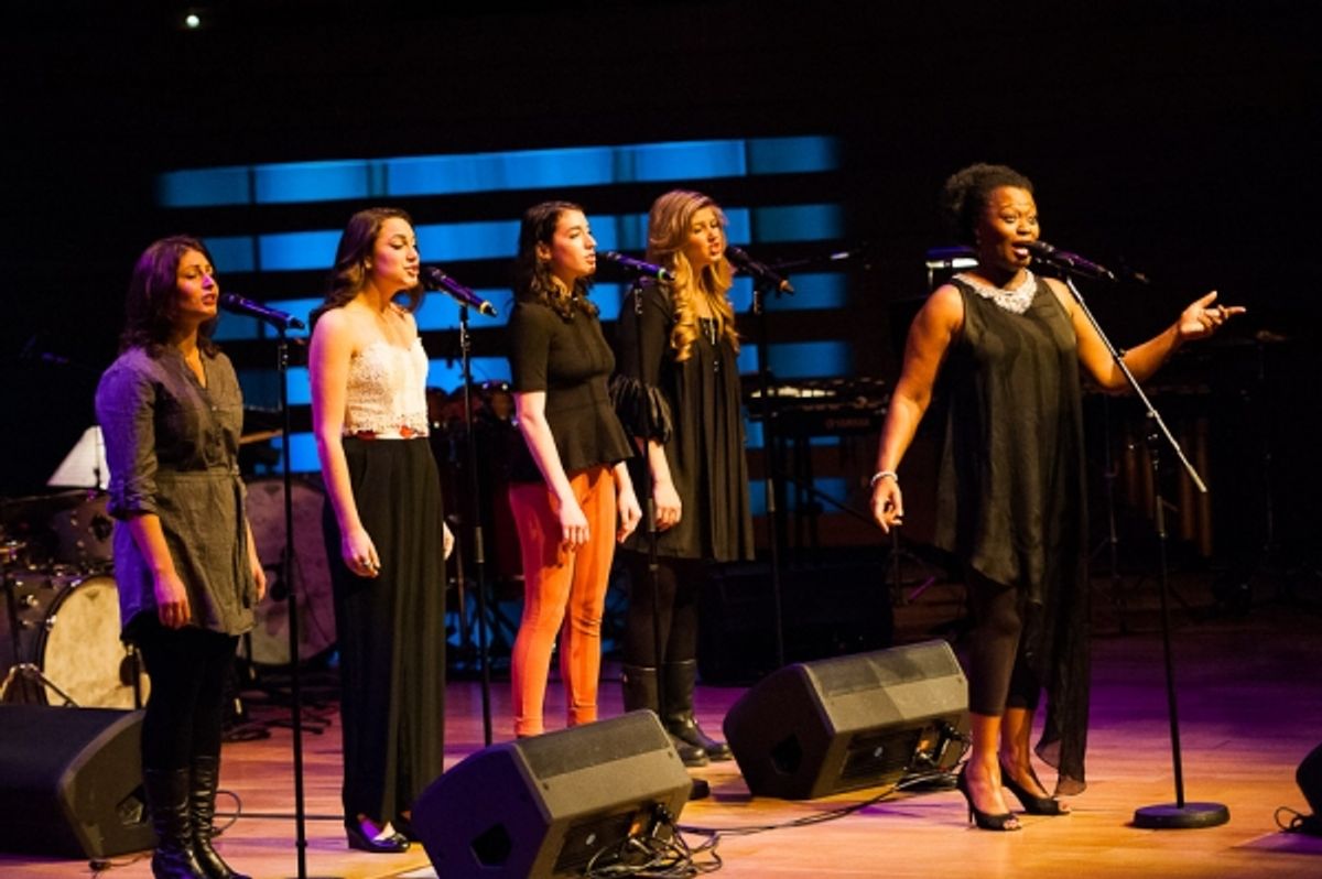 Amanda LeBlanc, Eden Richmond, Sara Farb, Kelly Holiff and Arlene Duncan at 