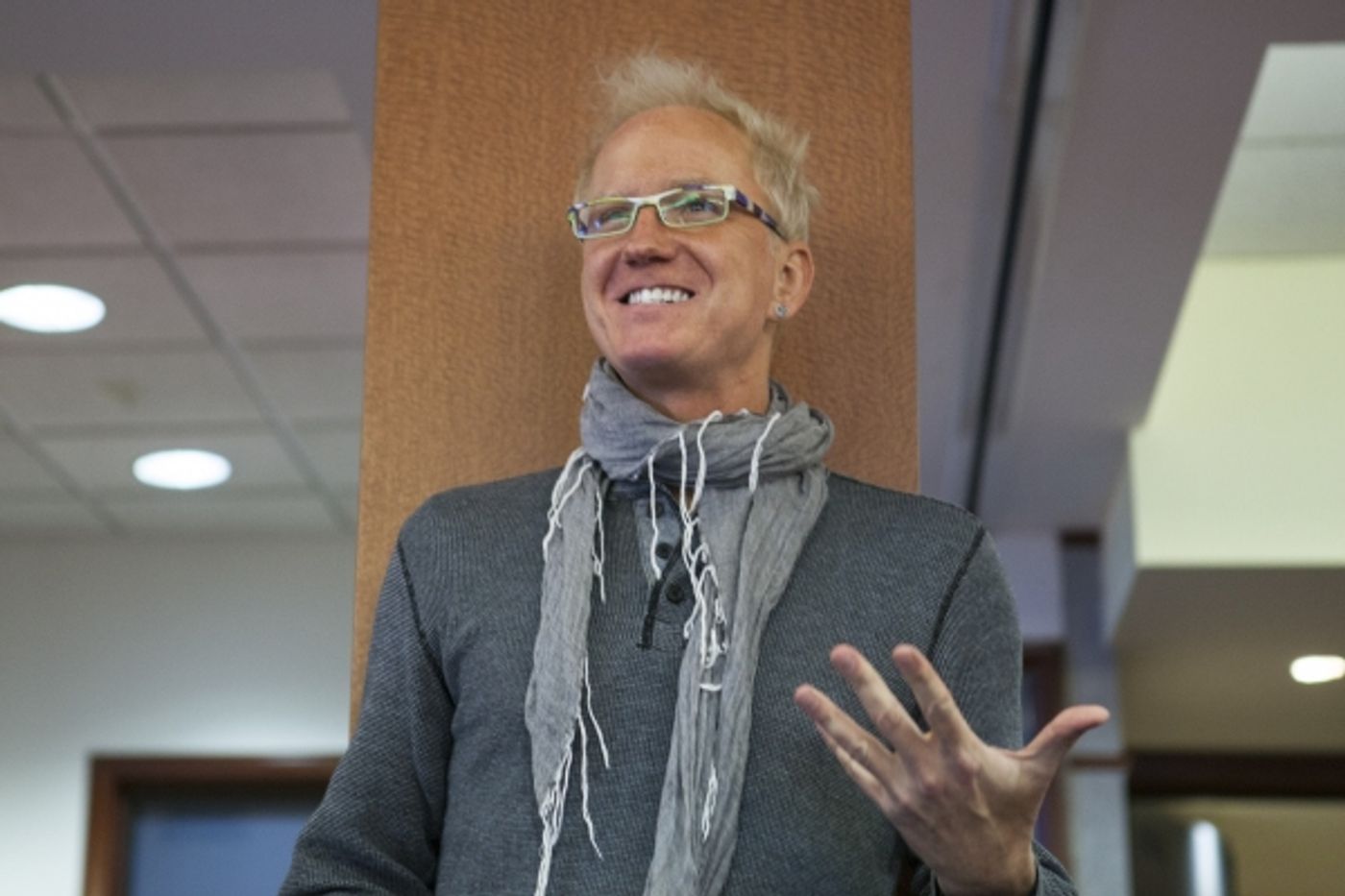 Photo Coverage: Walter McBride and the Cast of NEWSIES Receive AEA Awards!  Image