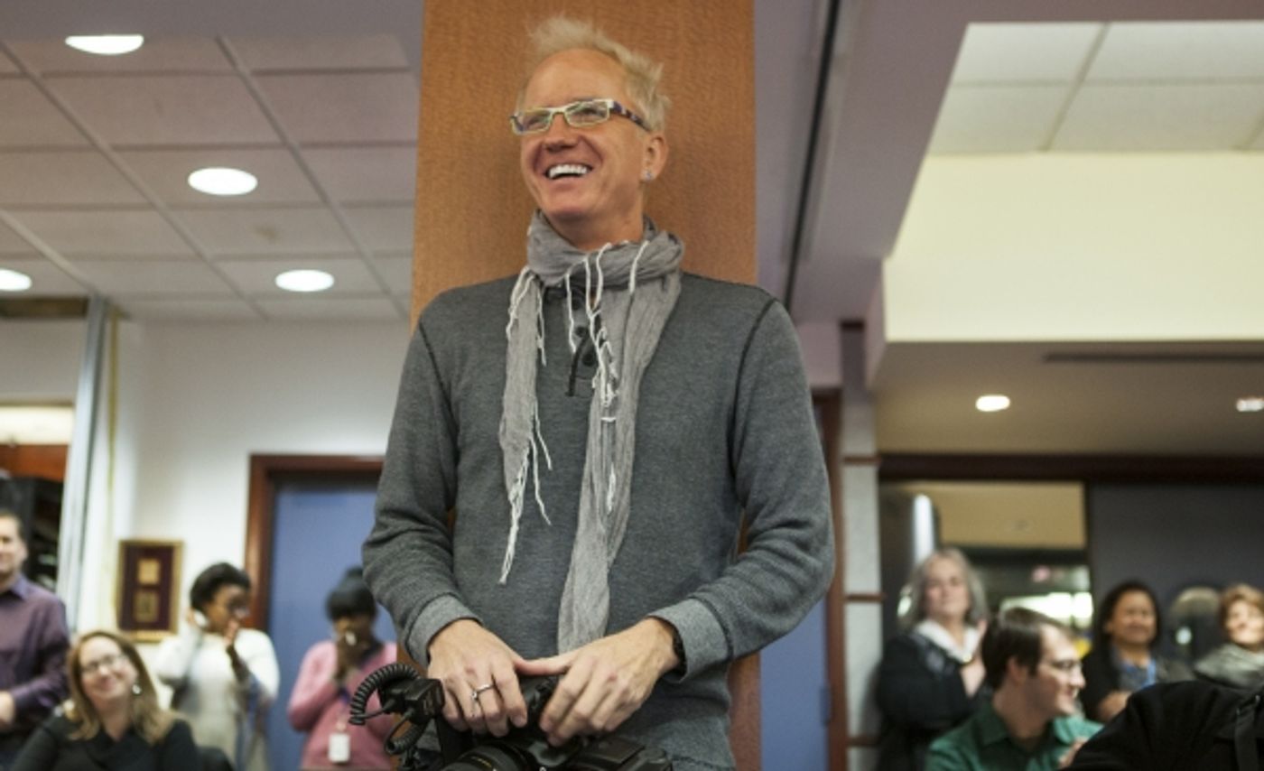 Photo Coverage: Walter McBride and the Cast of NEWSIES Receive AEA Awards!  Image