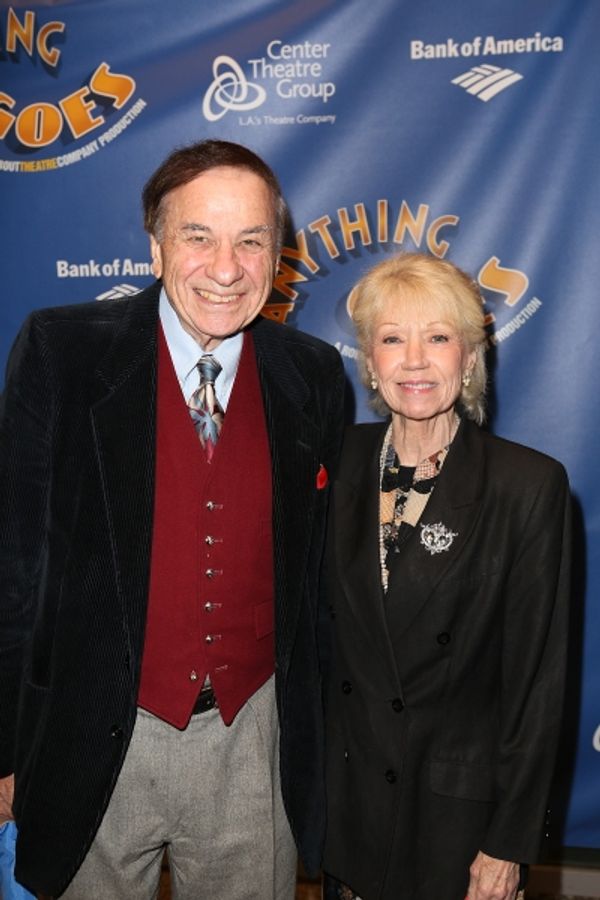 From left, Richard Sherman and Elizabeth Gluck pose during the arrival for the openin Photo