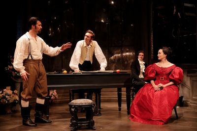 Lorenzo Pisoni, Lee Pace, Will Rogers and Bebe Neuwirth Photo