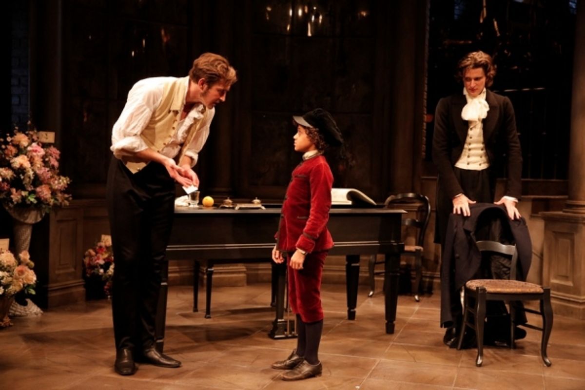 Lee Pace, Coco Monroe as 'Page' and Will Rogers at 