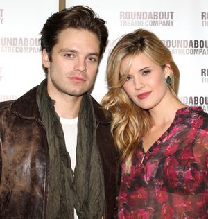 Sebastian Stan & Maggie Grace Photo