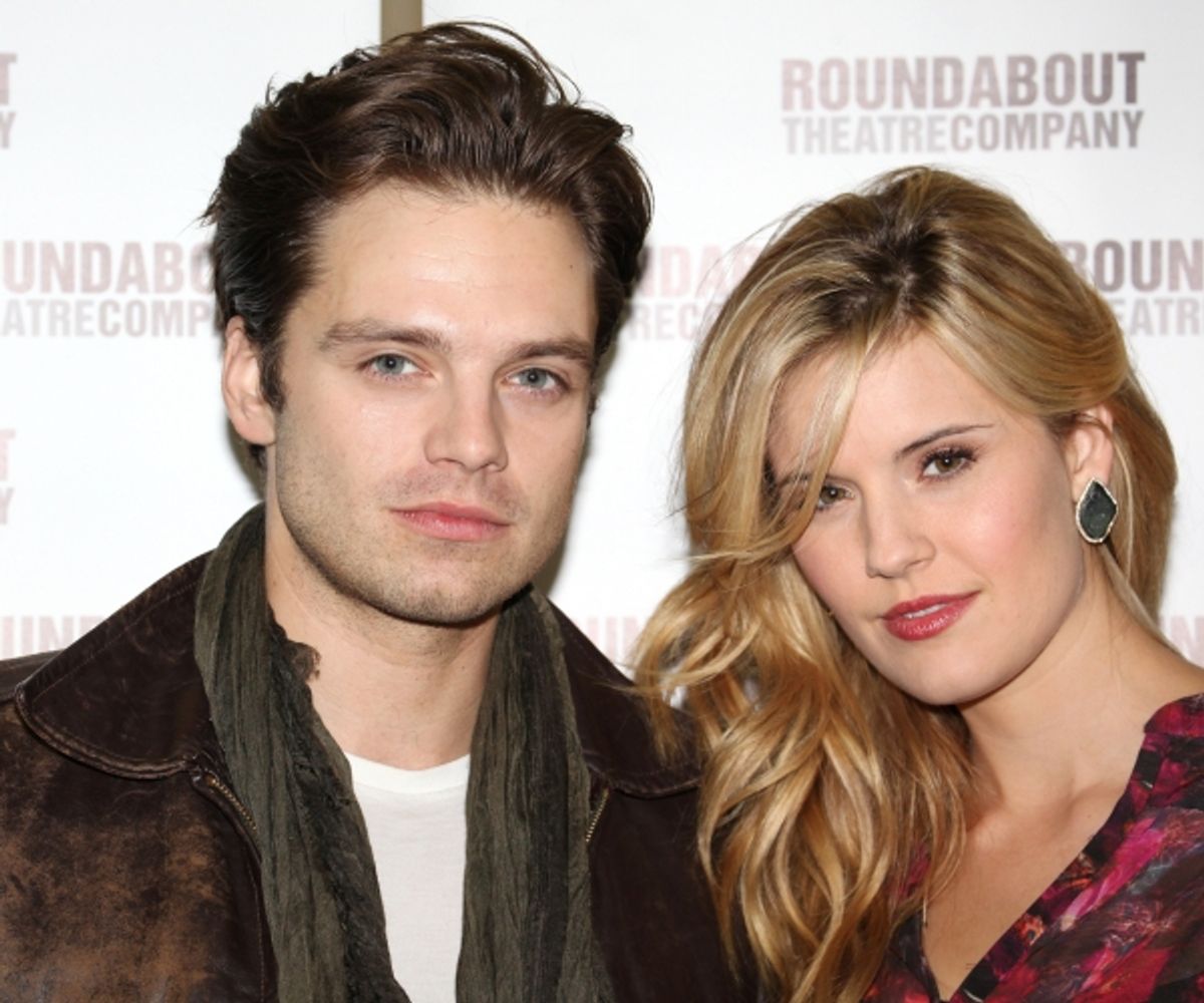 Sebastian Stan & Maggie Grace at 