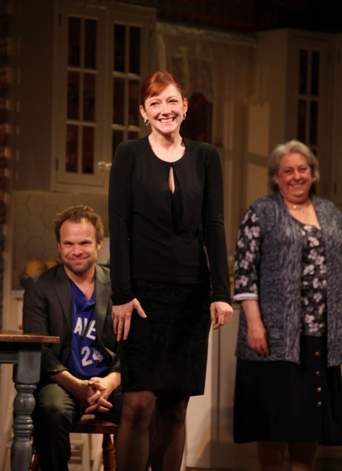 Norbert Leo Butz, Judy Greer & Jayne Houdyshell at 