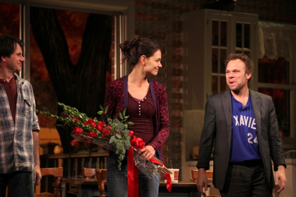 Josh Hamilton, Katie Holmes & Norbert Leo Butz at 
