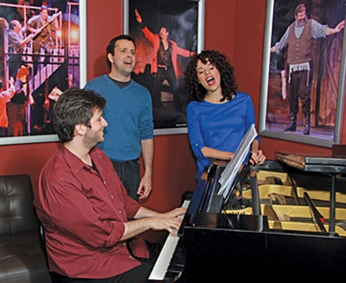 Musical Director Emmanuel Schvartzman, Christopher A. Kent and Janet Dacal at 
