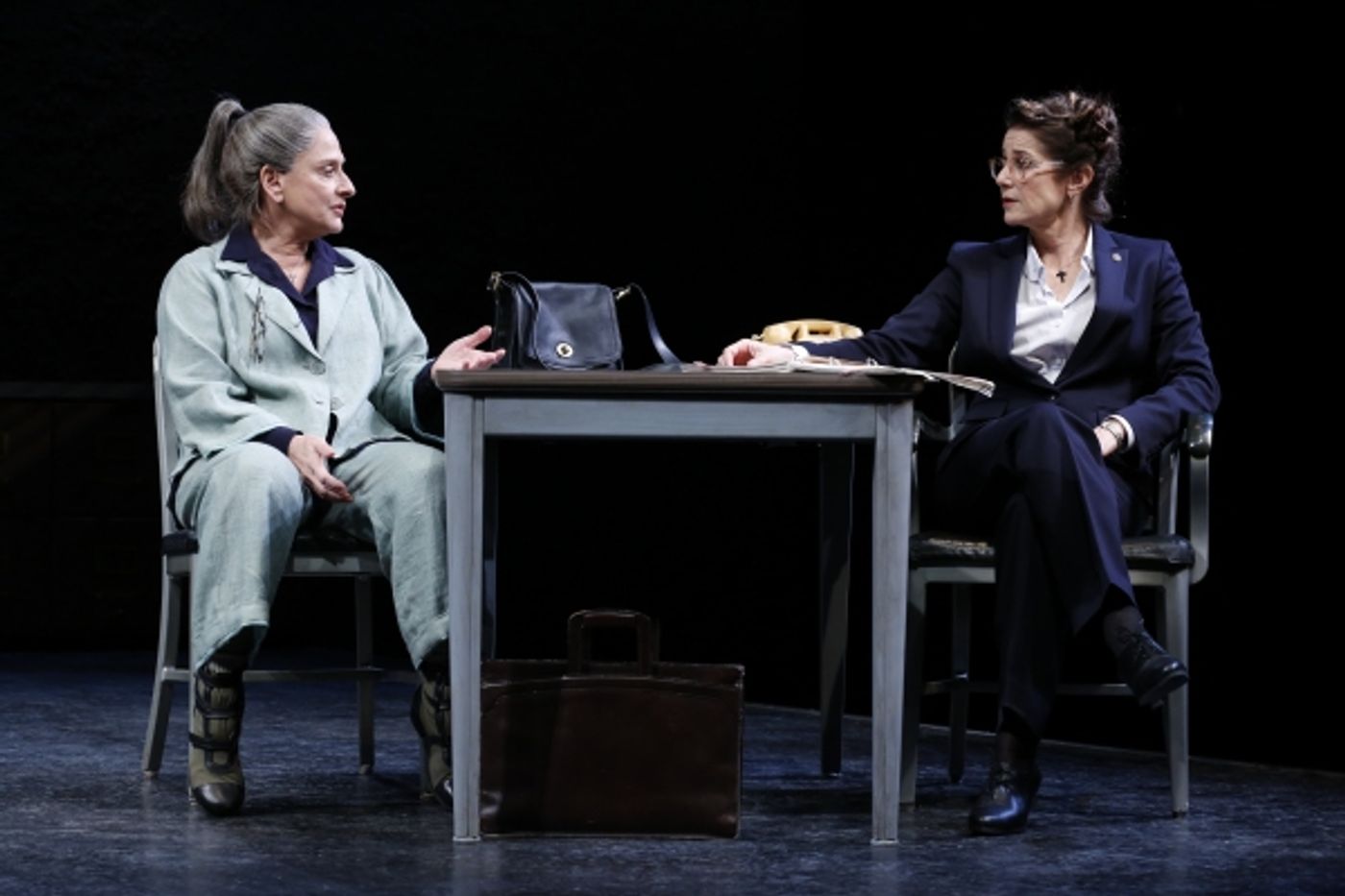 Photo Flash: First Look at Patti LuPone and Debra Winger in David Mamet's THE ANARCHIST!  Image