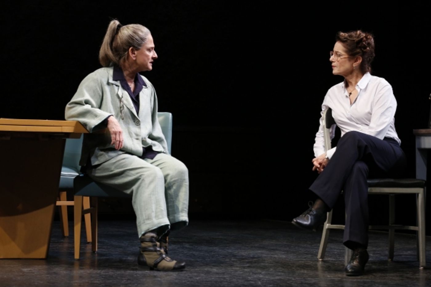Photo Flash: First Look at Patti LuPone and Debra Winger in David Mamet's THE ANARCHIST!  Image