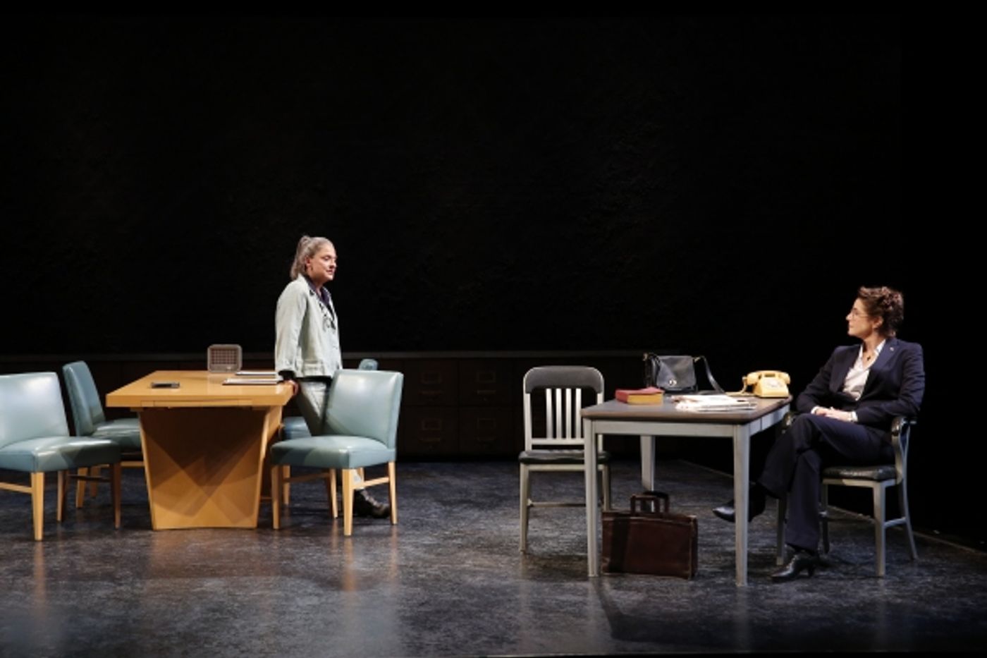 Photo Flash: First Look at Patti LuPone and Debra Winger in David Mamet's THE ANARCHIST!  Image