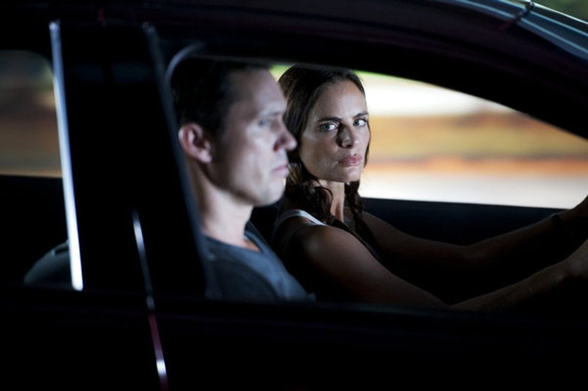 Jeffrey Donovan, Gabrielle Anwar at 