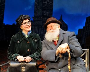 Leisa Mather (Dr. Pierce) and Tony Triano (Kris Kringle) @ BroadwayWorld Leisa Mather (Dr. Pierce) and Tony Triano (Kris Kringle) Photo