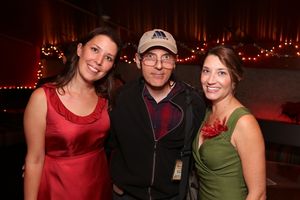 From left, cast members Jean Villepique, Dan Castellaneta and Amanda Blake Davis pose during the party for the opening night performance of The Second City's "A Christmas Carol: Twist Your Dickens!" at the Center Theatre Group's Kirk Douglas Theatre on @ BroadwayWorld From left, cast members Jean Villepique, Dan Castellaneta and Amanda Blake Davis pose Photo