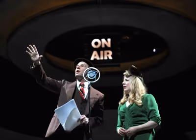 TODD LAWSON as Jake Laurents/George and KATJA HILL as Lana Sherwood/Violet Photo