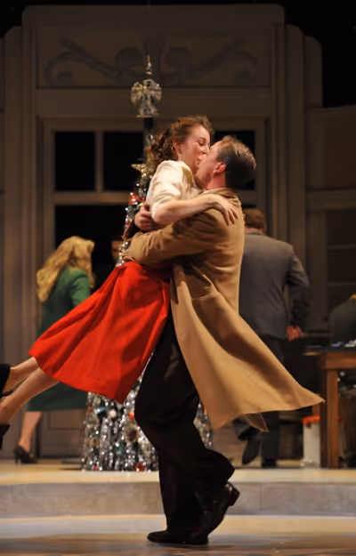: MAREN SEARLE as Sally Applewhite/Mary and TODD LAWSON as Jake Laurents/George Photo