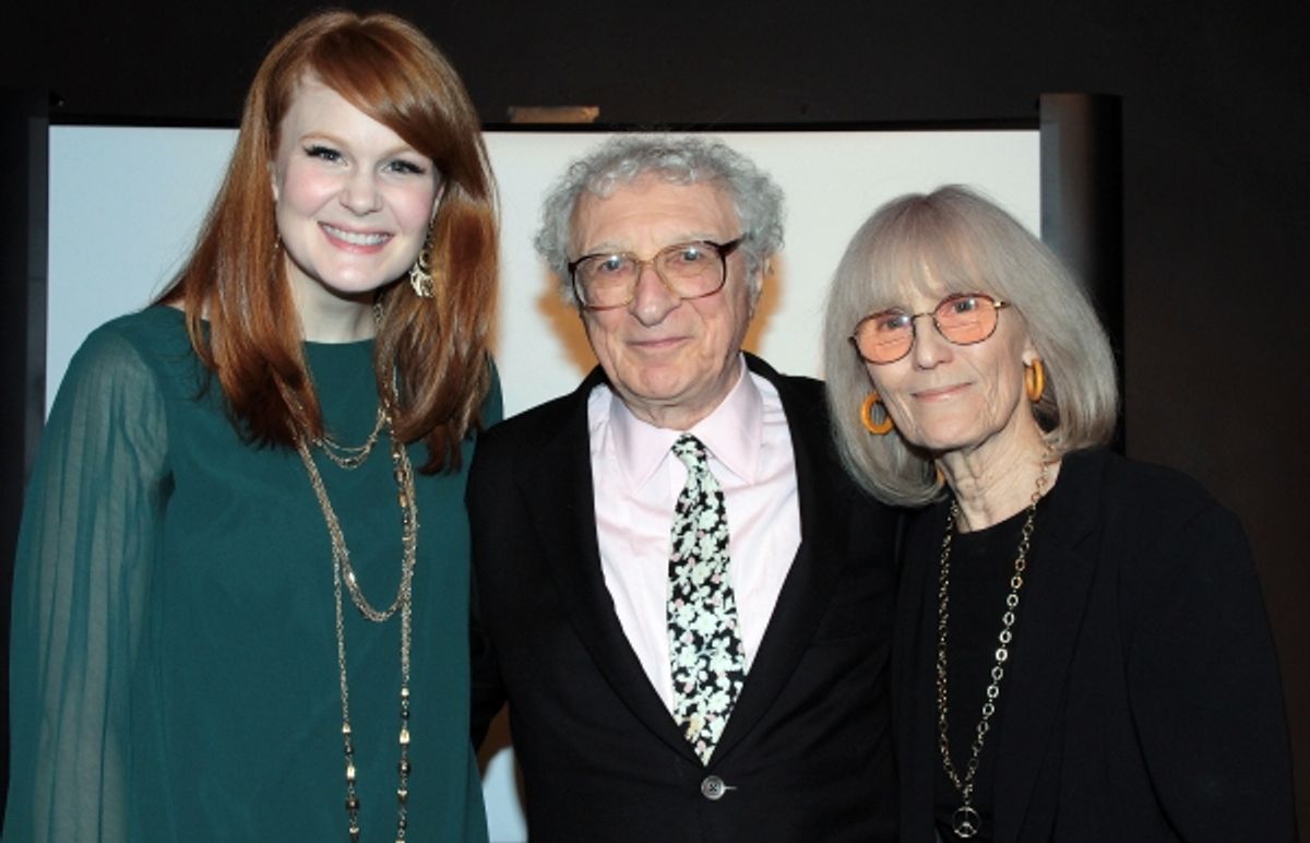 Kate Baldwin, Sheldon Harnick, Margery Gray Harnick at 
