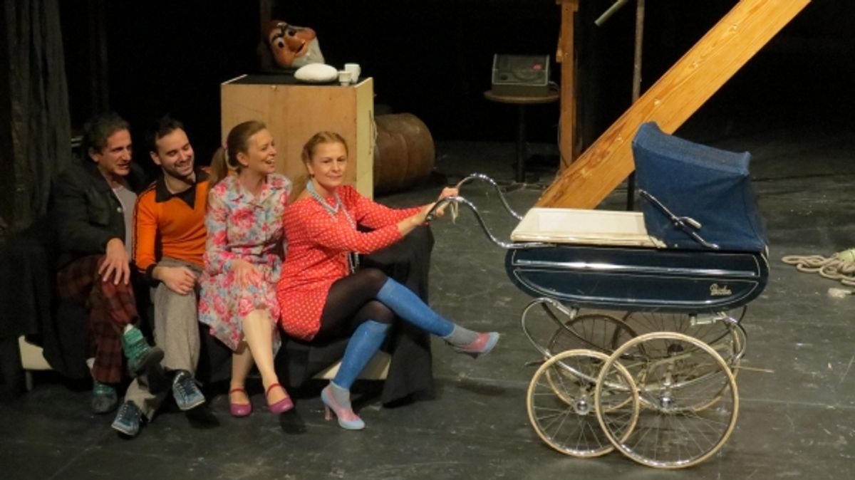 Radoje Cupic, Radovan Vujovic, Draginja Voganjac, Jasna Djuricic.  Photo by Adele Bossard. at 