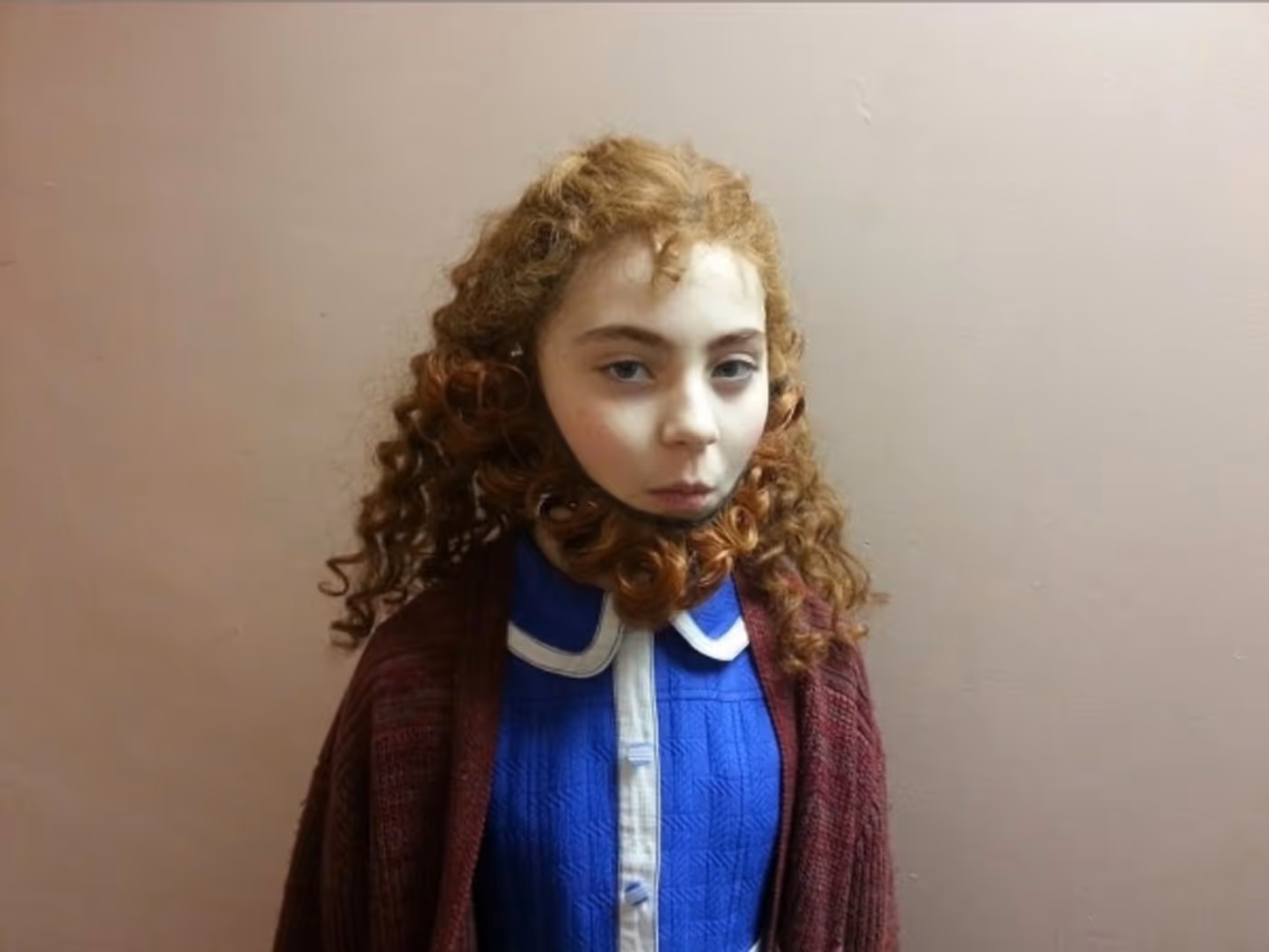 Photo Flash: Saturday Intermission Pics, Dec 1 - ANNIE's Lilla Crawford is 'Lincoln', Broadway Casts Show Solidarity and More! Image