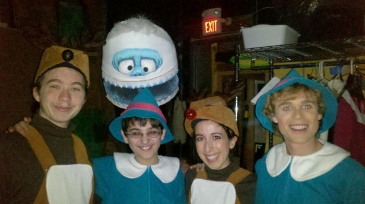 Photo Flash: Saturday Intermission Pics, Dec 1 - ANNIE's Lilla Crawford is 'Lincoln', Broadway Casts Show Solidarity and More! Image