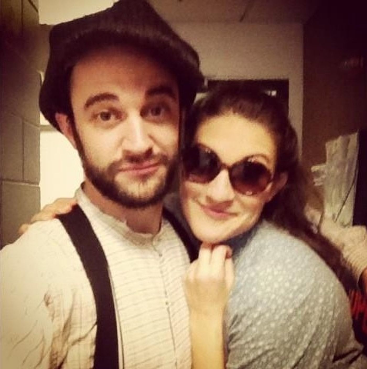 Photo Flash: Saturday Intermission Pics, Dec 1 - ANNIE's Lilla Crawford is 'Lincoln', Broadway Casts Show Solidarity and More! Image