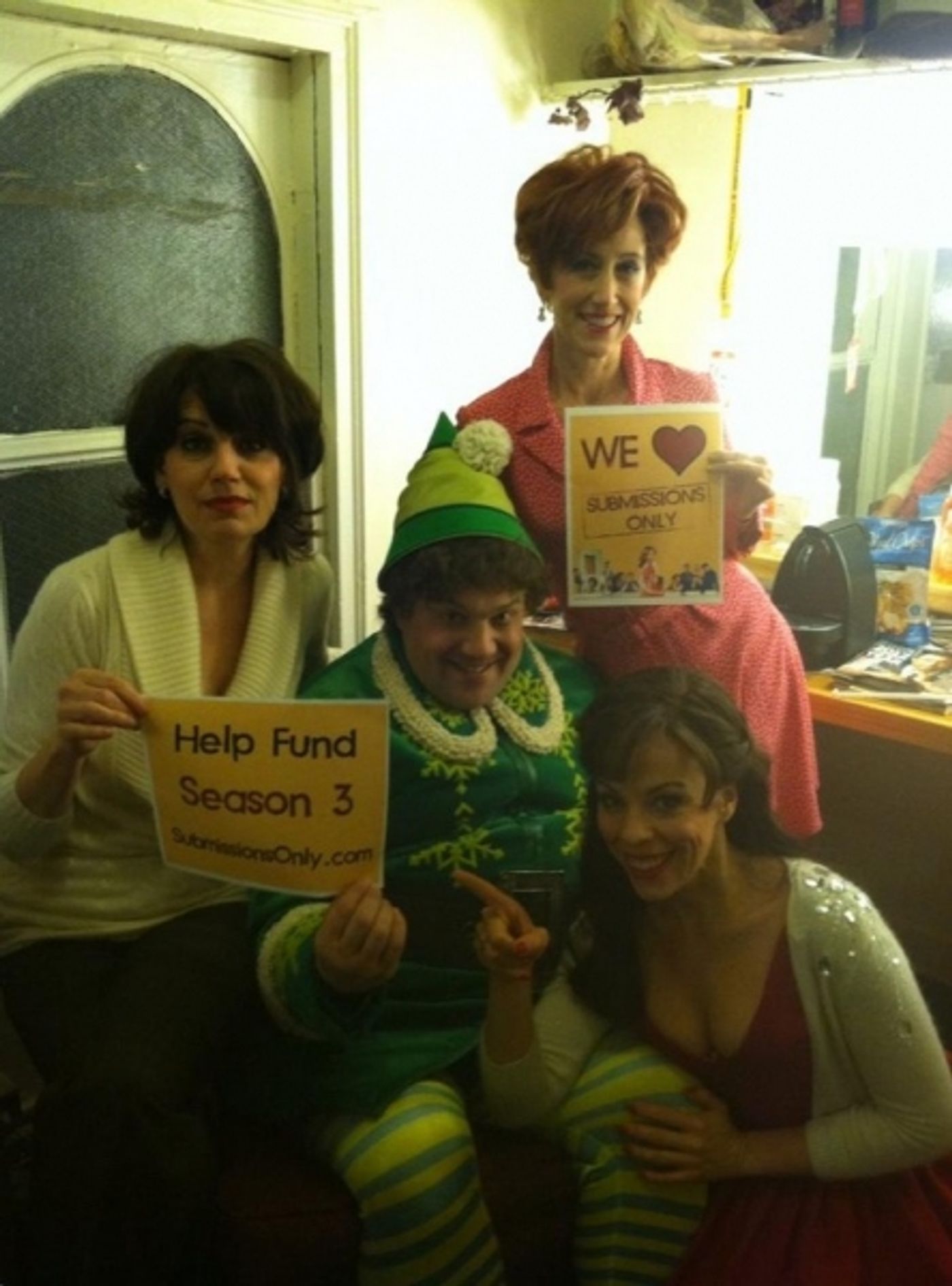 Photo Flash: Saturday Intermission Pics, Dec 1, Part 2 - Alan Menken Visits NEWSIES and More! Photo Flash: Saturday Intermission Pics, Dec 1, Part 2 - Alan Menken Visits NEWSIES and More! Image