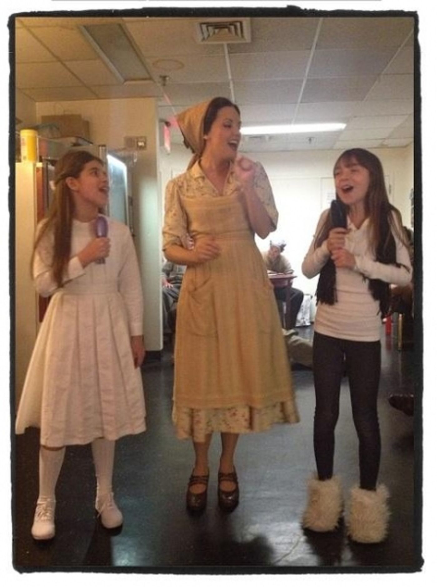 Photo Flash: Saturday Intermission Pics, Dec 1, Part 2 - Alan Menken Visits NEWSIES and More! Photo Flash: Saturday Intermission Pics, Dec 1, Part 2 - Alan Menken Visits NEWSIES and More! Image