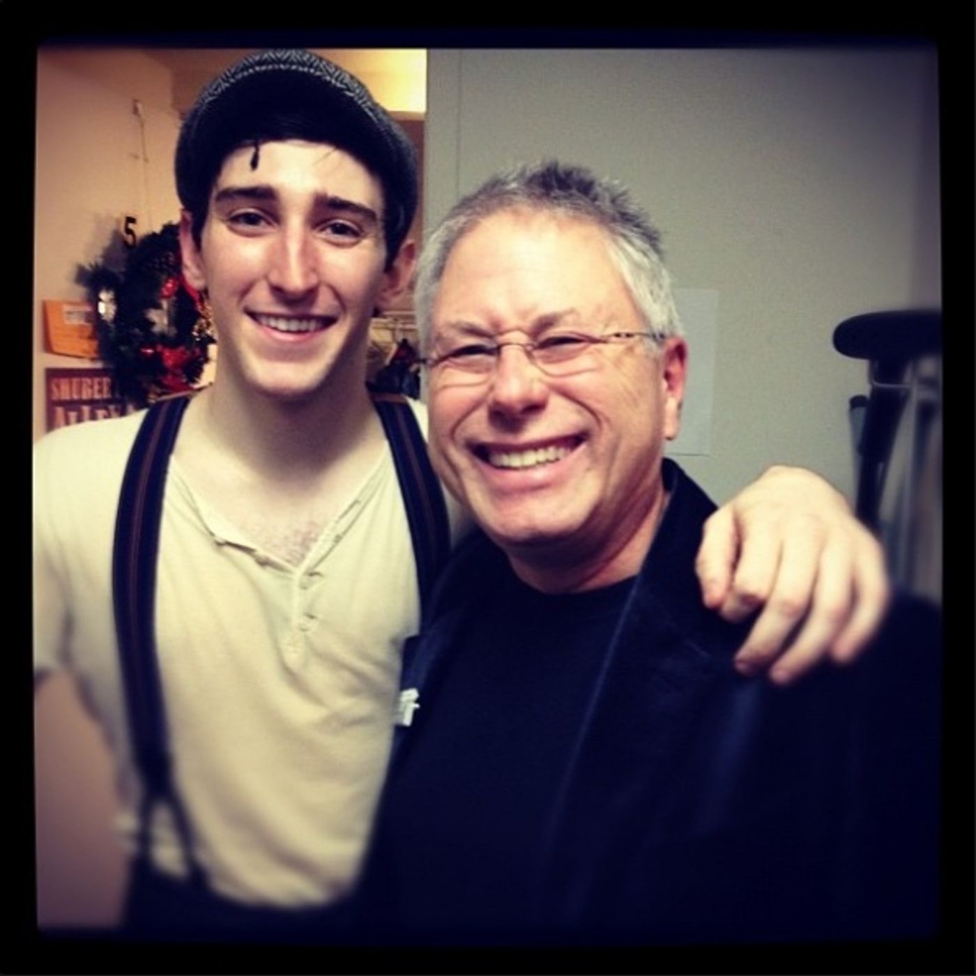 Photo Flash: Saturday Intermission Pics, Dec 1, Part 2 - Alan Menken Visits NEWSIES and More! Photo Flash: Saturday Intermission Pics, Dec 1, Part 2 - Alan Menken Visits NEWSIES and More! Image