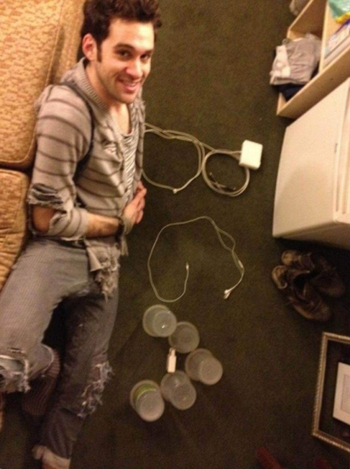 Photo Flash: Saturday Intermission Pics, Dec 1, Part 2 - Alan Menken Visits NEWSIES and More! Photo Flash: Saturday Intermission Pics, Dec 1, Part 2 - Alan Menken Visits NEWSIES and More! Image