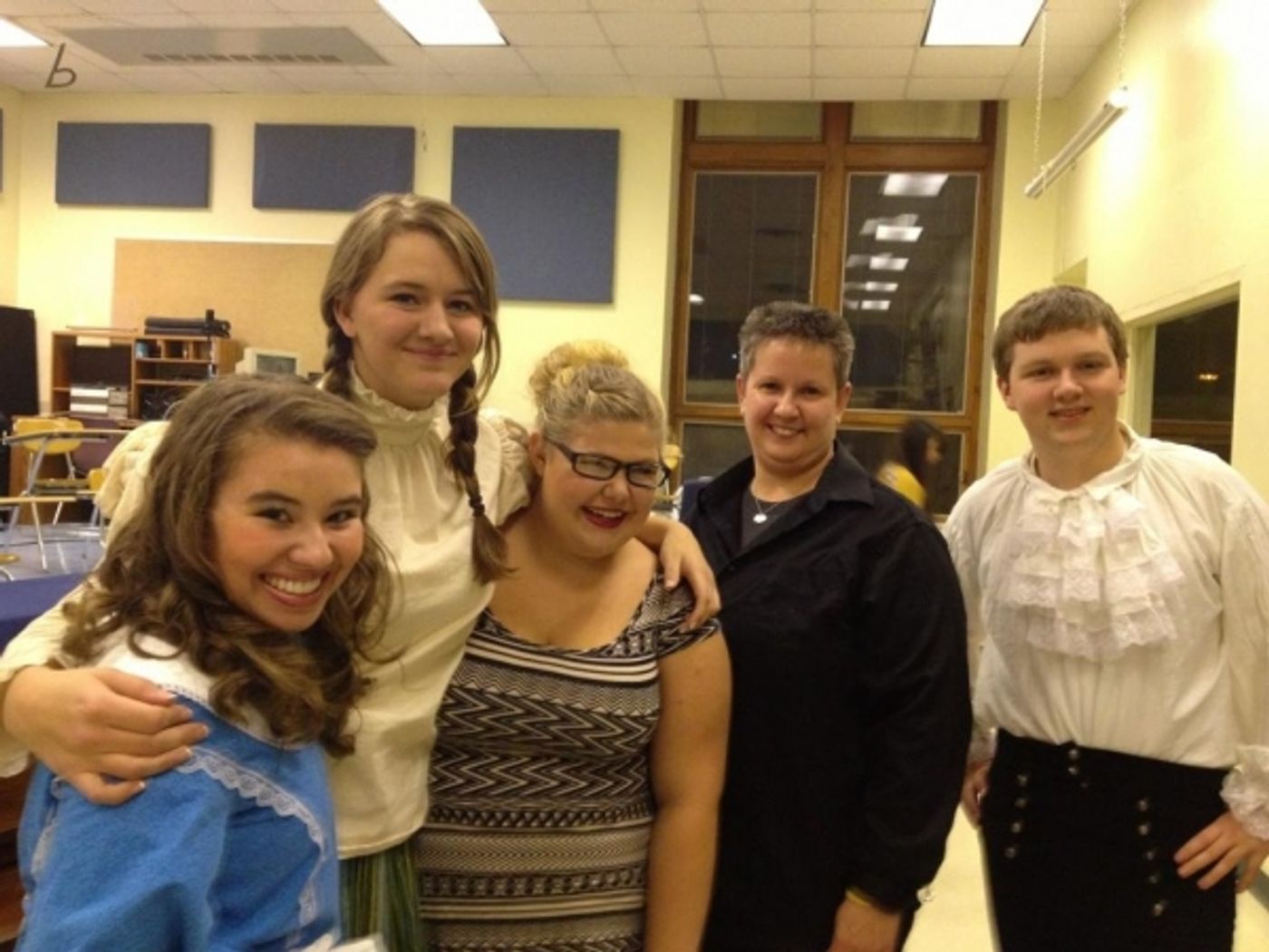 Photo Flash: Saturday Intermission Pics, Dec 1, Part 2 - Alan Menken Visits NEWSIES and More! Photo Flash: Saturday Intermission Pics, Dec 1, Part 2 - Alan Menken Visits NEWSIES and More! Image