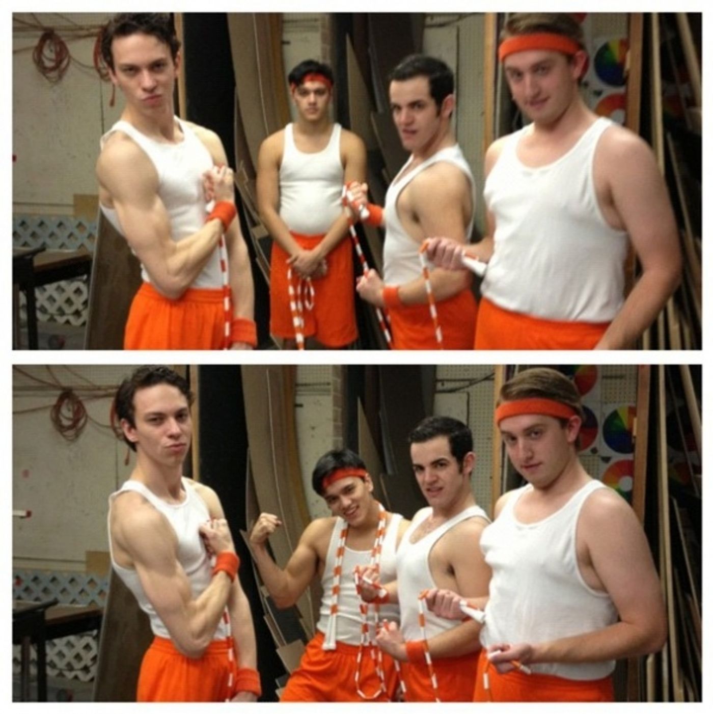 Photo Flash: Saturday Intermission Pics, Dec 1, Part 2 - Alan Menken Visits NEWSIES and More! Photo Flash: Saturday Intermission Pics, Dec 1, Part 2 - Alan Menken Visits NEWSIES and More! Image