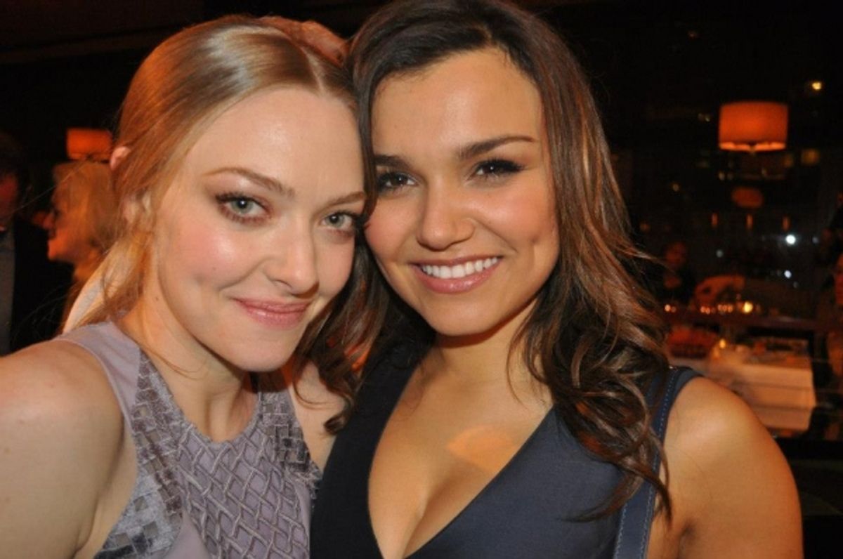Amanda Seyfried, Samantha Barks at 