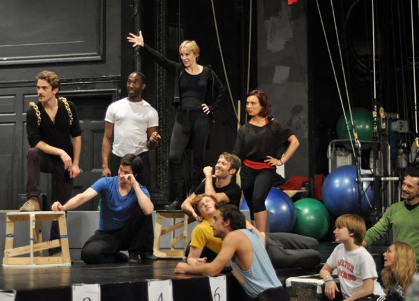 Photo Flash: First Look at Patina Miller, Matthew James Thomas and More in Rehearsals for A.R.T.'s PIPPIN  Image