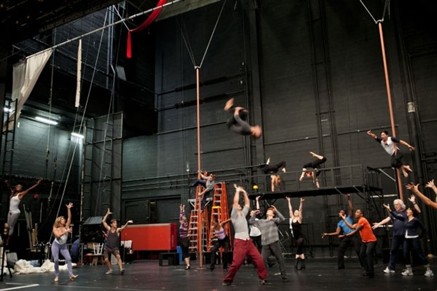 Photo Flash: First Look at Patina Miller, Matthew James Thomas and More in Rehearsals for A.R.T.'s PIPPIN  Image