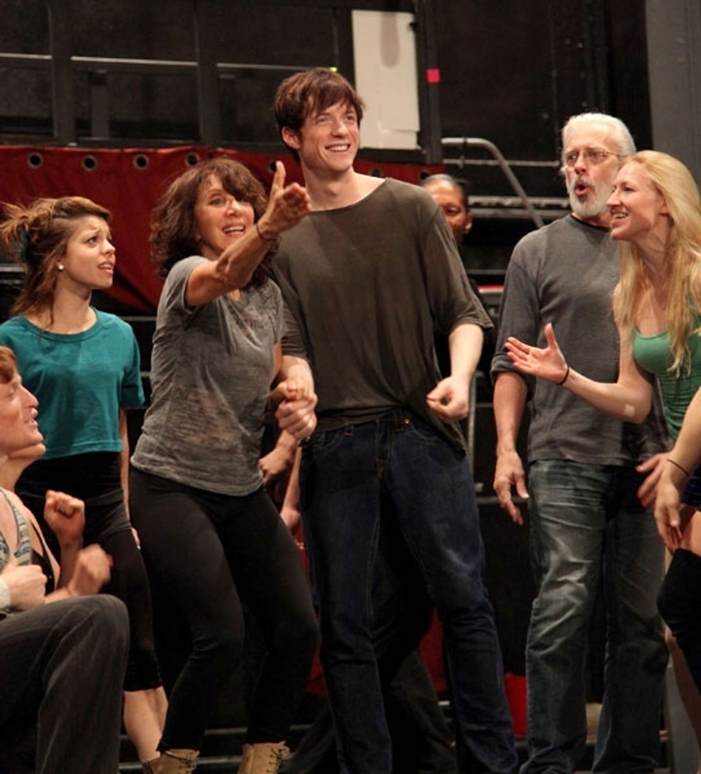 Photo Flash: First Look at Patina Miller, Matthew James Thomas and More in Rehearsals for A.R.T.'s PIPPIN  Image