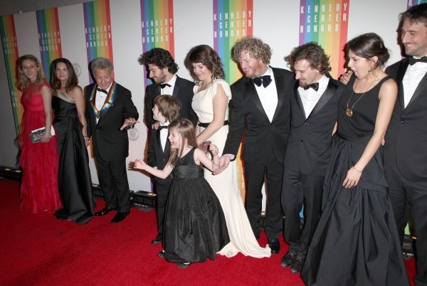 Lisa Gottsegen & Dustin Hoffman with Family Photo