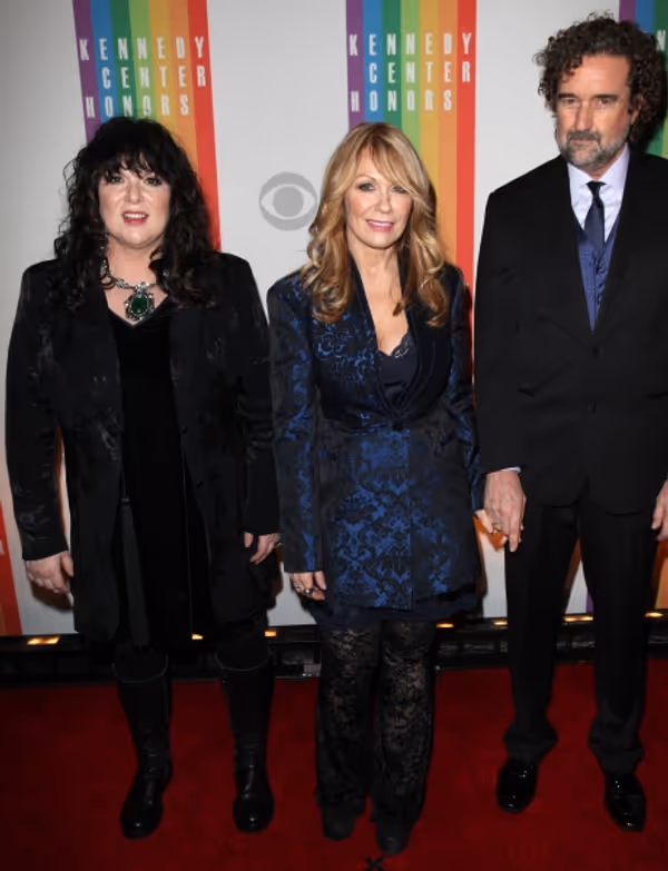 Ann Wilson & Nancy Wilson & husband Geoff Bywater  Photo