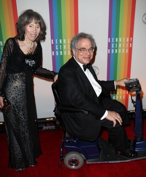 Itzhak Perlman  & wife Toby  Photo