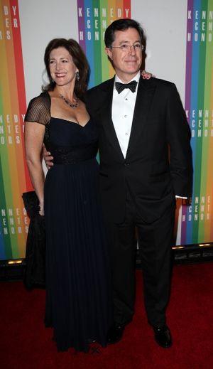 Stephen Colbert and his wife Evelyn McGee-Colbert @ BroadwayWorld Stephen Colbert and his wife Evelyn McGee-Colbert Photo