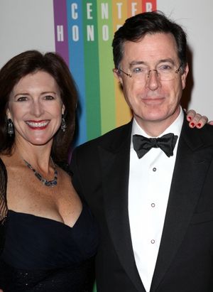 Stephen Colbert and his wife Evelyn McGee-Colbert @ BroadwayWorld Stephen Colbert and his wife Evelyn McGee-Colbert Photo